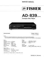 Fisher AD-839 - Schematic 